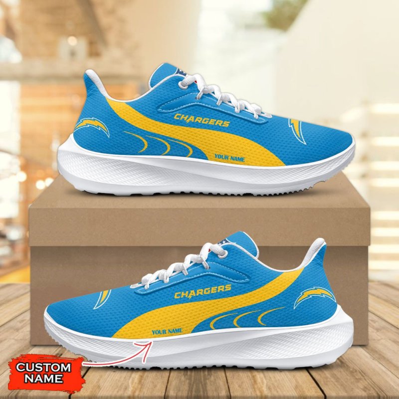 Los Angeles Chargers Lightweight Patch Decor Running Shoes