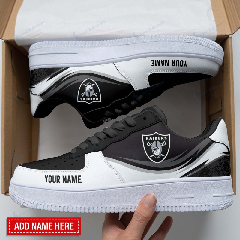 Las Vegas Raiders Personalized AF1 Shoes