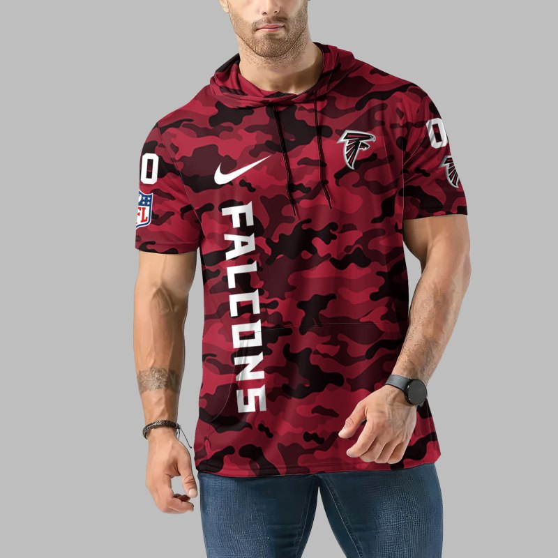 Atlanta Falcons Camo Hoodie Front