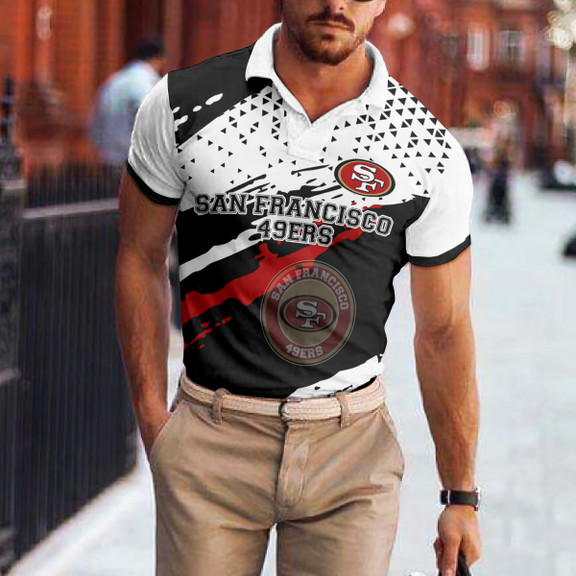 San Francisco 49ers Polo T-shirt back view