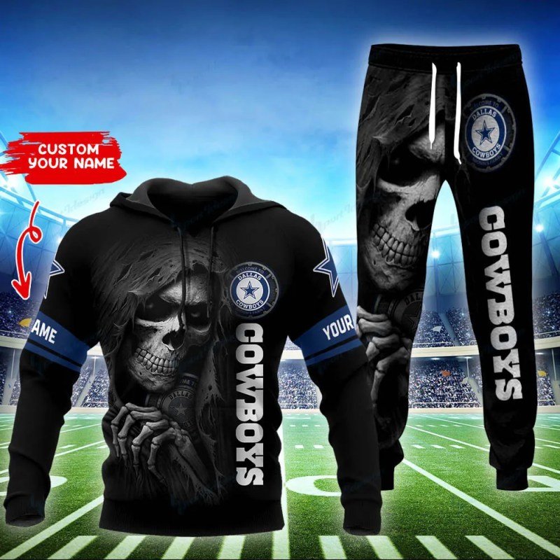 Dallas Cowboys Personalized Hoodie and Jogger Set