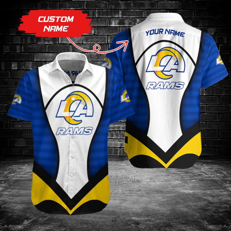 Sizing Chart for Los Angeles Rams Personalized Button Shirts