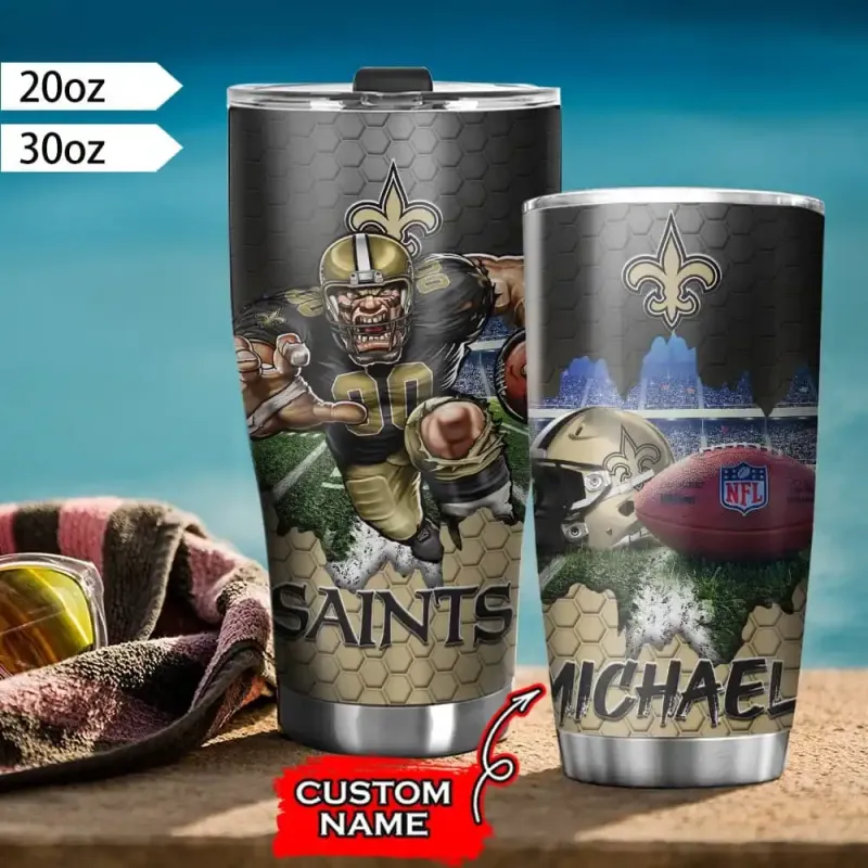 New Orleans Saints Personalized Tumbler - 40 Oz