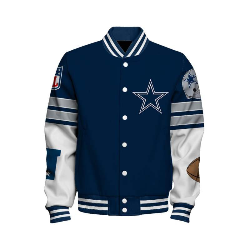 Dallas Cowboys Varsity Jacket Detail