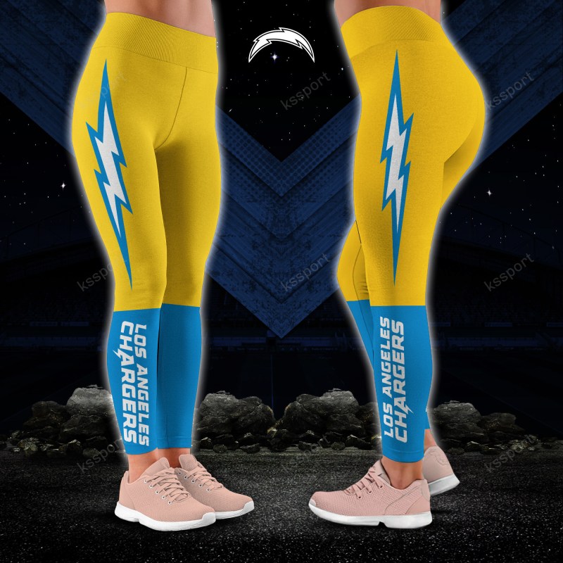 Los Angeles Chargers Leggings Side View