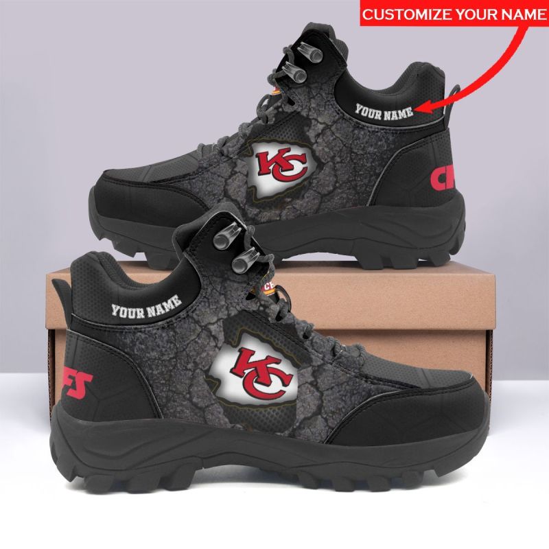 Kansas City Chiefs Personalized Hiking Shoes
