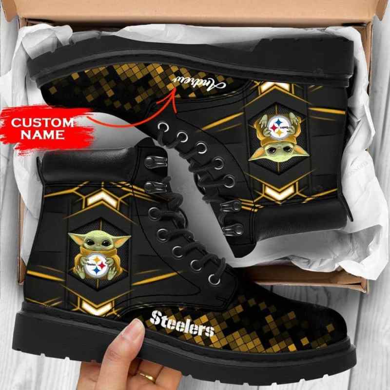 Pittsburgh Steelers Personalized TBL Boots