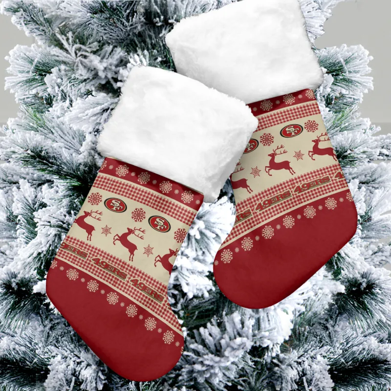 San Francisco 49ers Christmas Socks