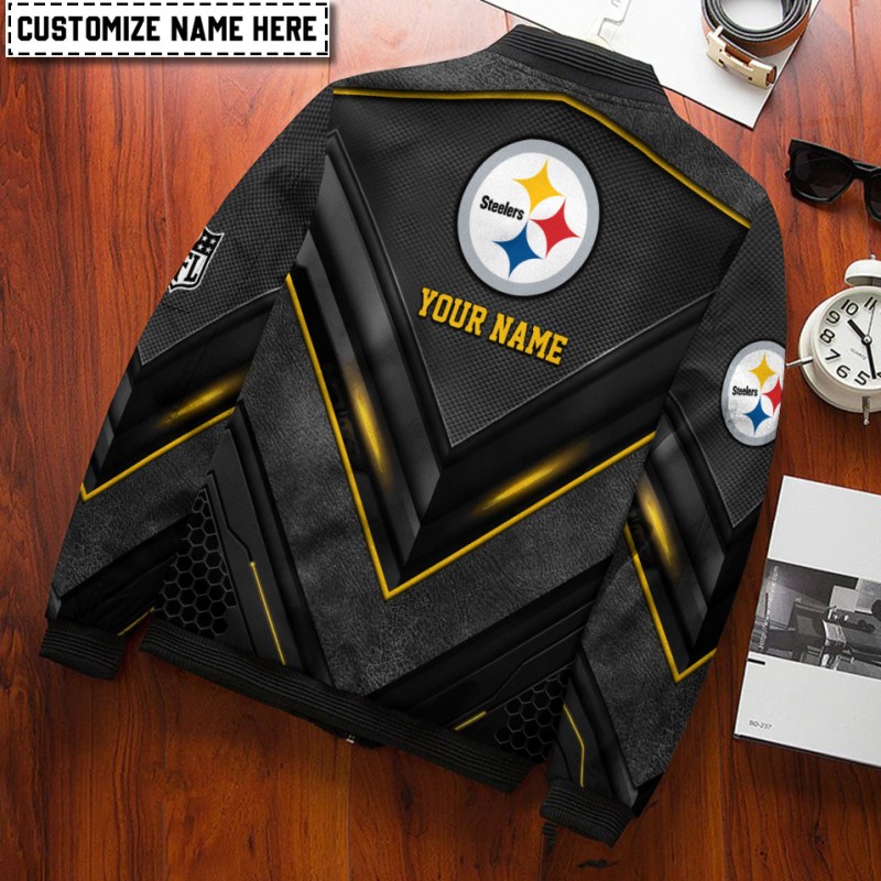 Pittsburgh Steelers Bomber Jacket Style