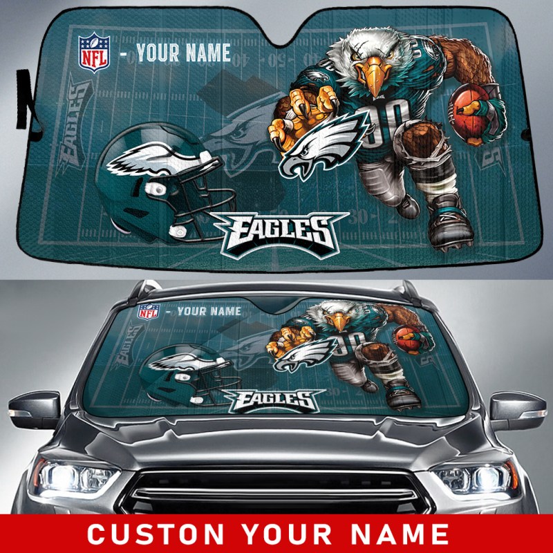 Philadelphia Eagles Personalized Auto Sun Shade