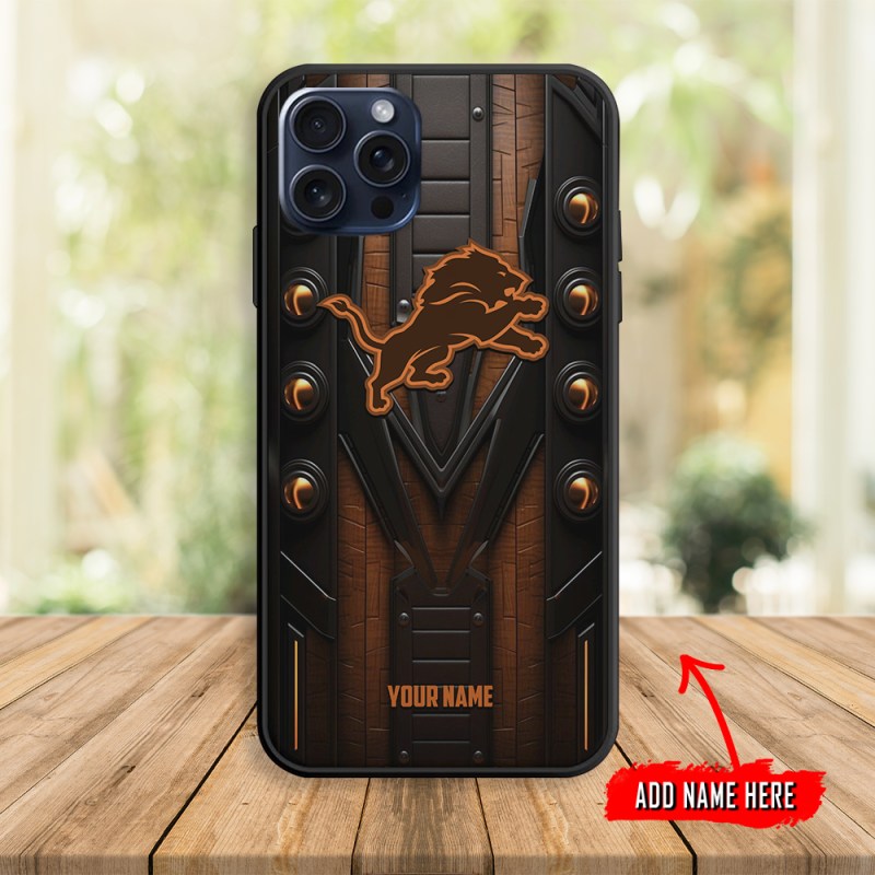 Detroit Lions Personalized Phone Case