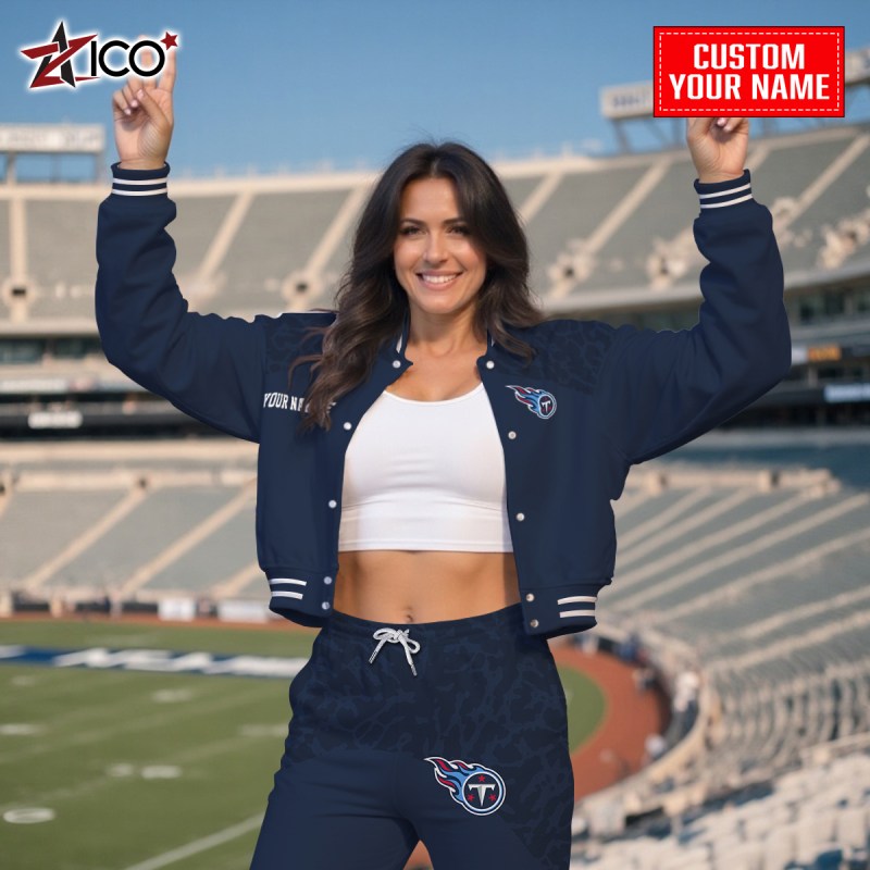 Tennessee Titans Varsity Jacket and Sweatpants - Image 3