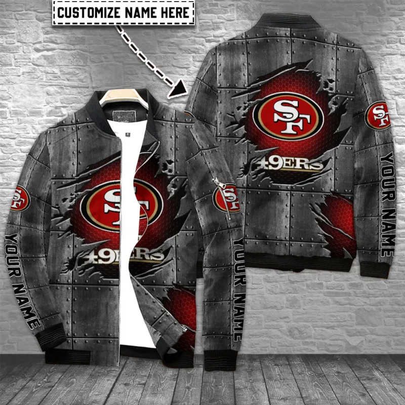 San Francisco 49ers Personalized Bomber Jacket