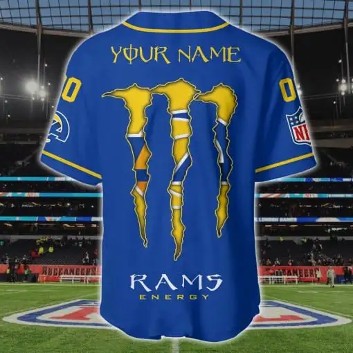 Los Angeles Rams Personalized Jersey Front View