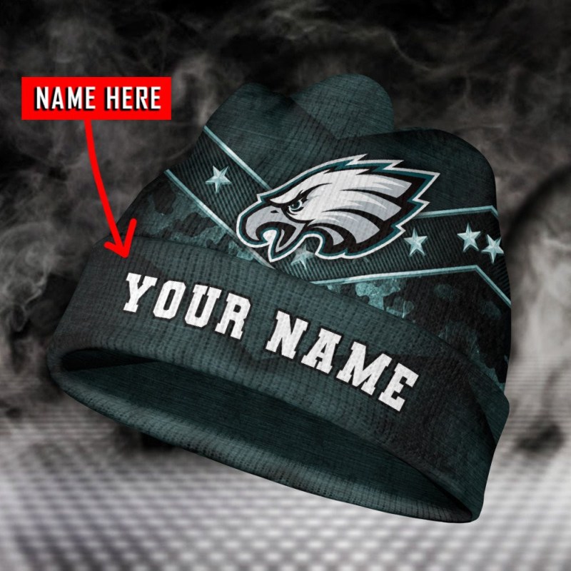 Philadelphia Eagles Personalized Wool Beanie