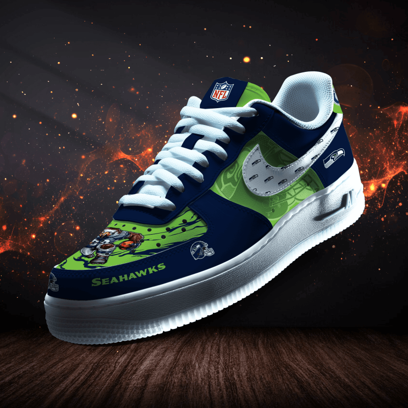 Seattle Seahawks Personalized Sneakers