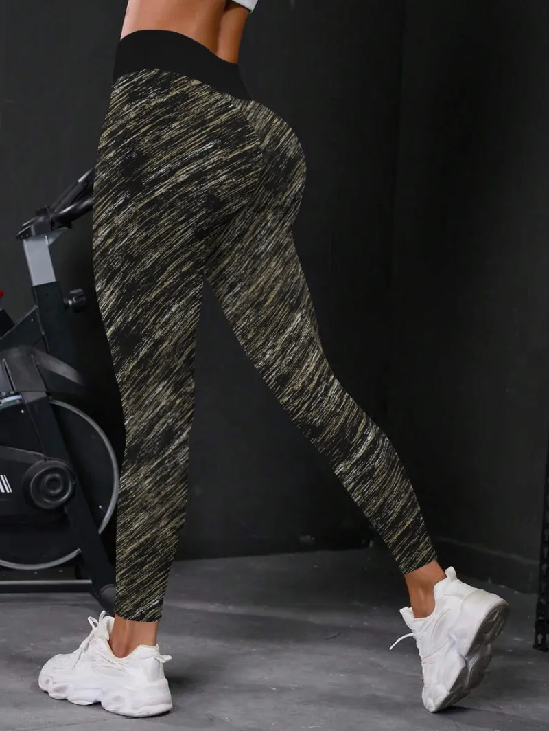 High Waist Push Up Leggings for New Orleans Saints