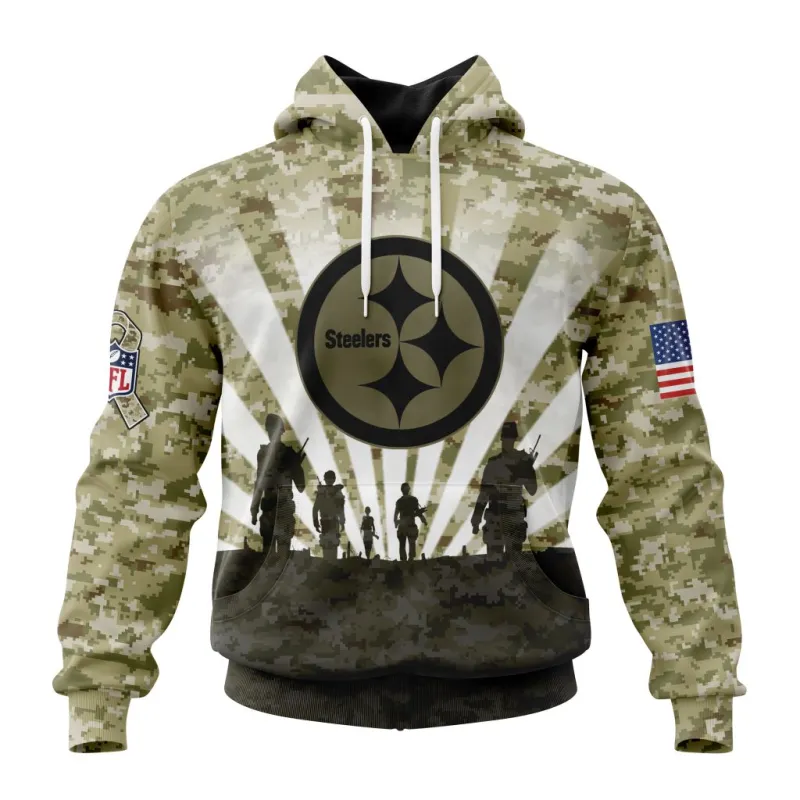 Pittsburgh Steelers Hoodie Front View