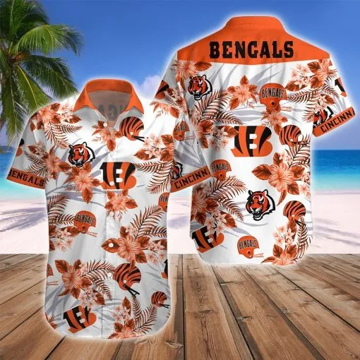 Cincinnati Bengals Button Shirt Sizing Chart