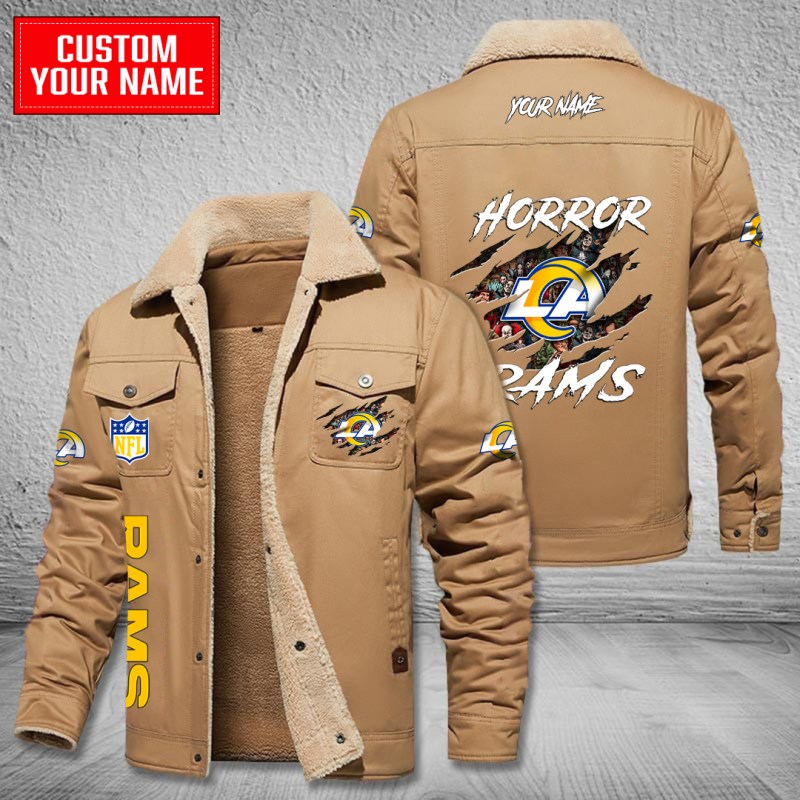 Los Angeles Rams Coffee Bomber Jacket