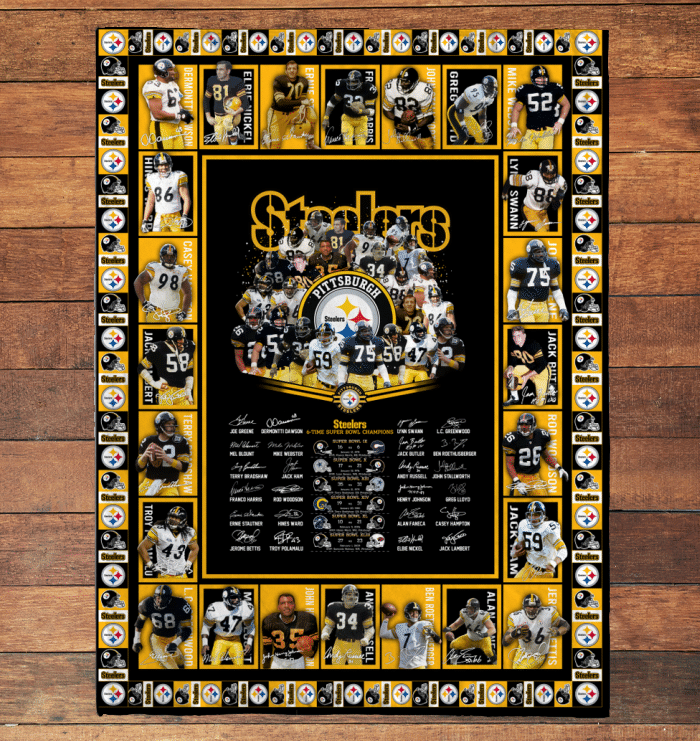 Pittsburgh Steelers Limited Edition Quilt