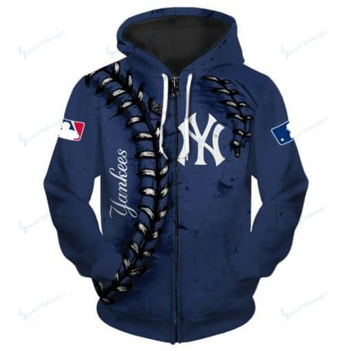 New York Yankees Hoodie Back View