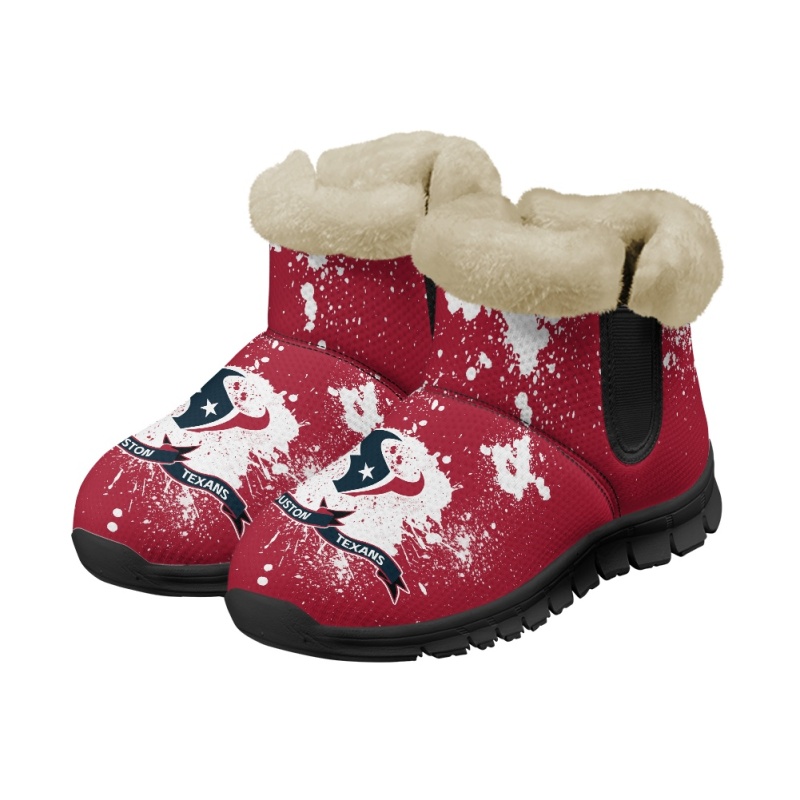 Houston Texans Comfy Winter Snow Boots Image 7