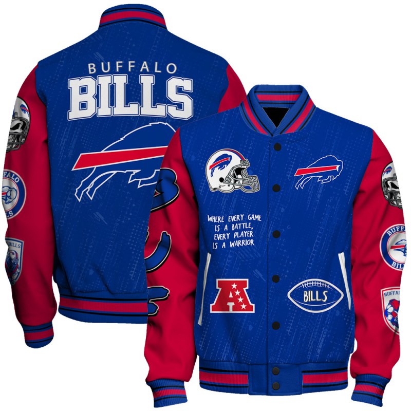 Buffalo Bills Unisex Athletic Legacy Varsity Jacket 