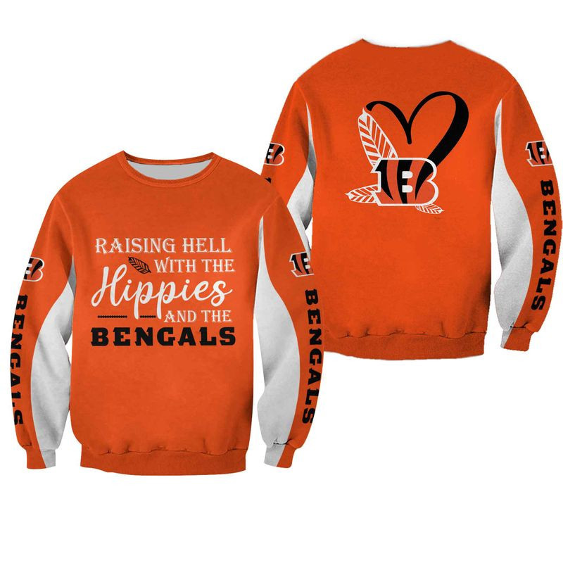 Cincinnati Bengals Custom Hoodie Sweatshirt