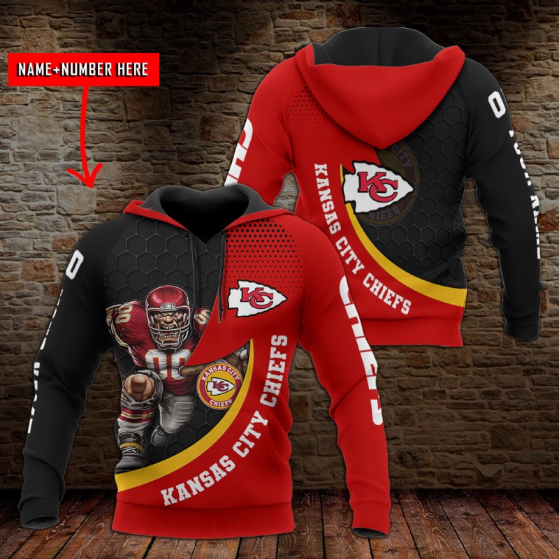 Kansas City Chiefs Personalized Hoodie