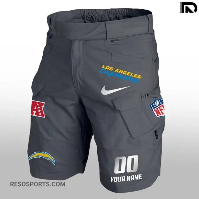 Los Angeles Chargers Shorts Side View