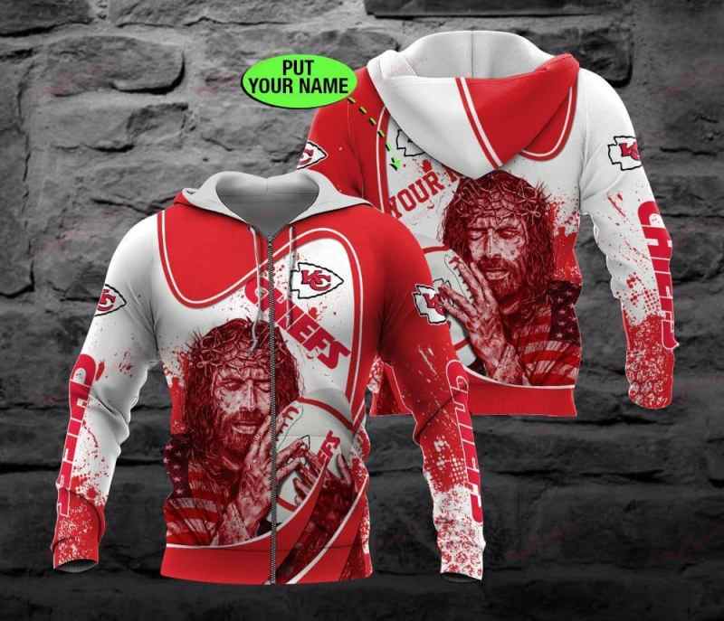 Kansas City Chiefs Ugly Christmas Sweater - Front View