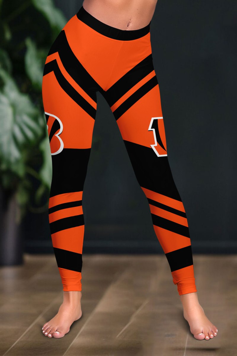 Cincinnati Bengals Leggings Back View