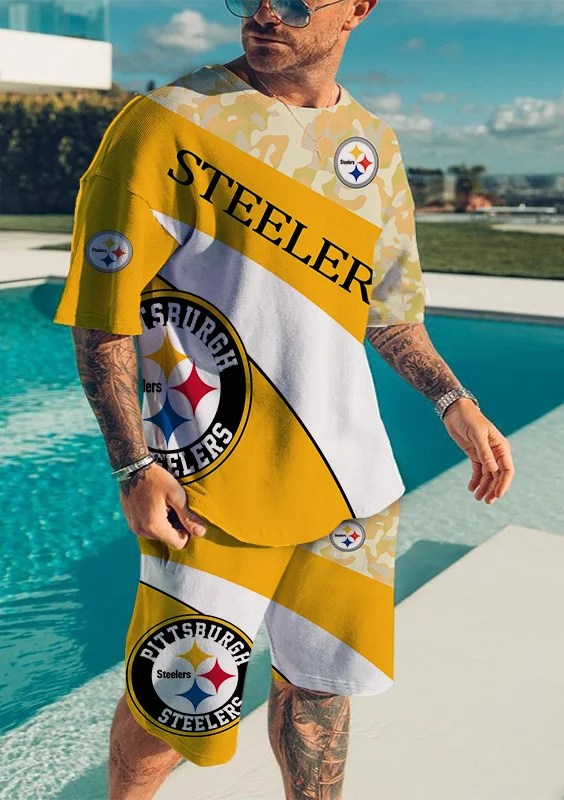 Pittsburgh Steelers T-shirt and Shorts
