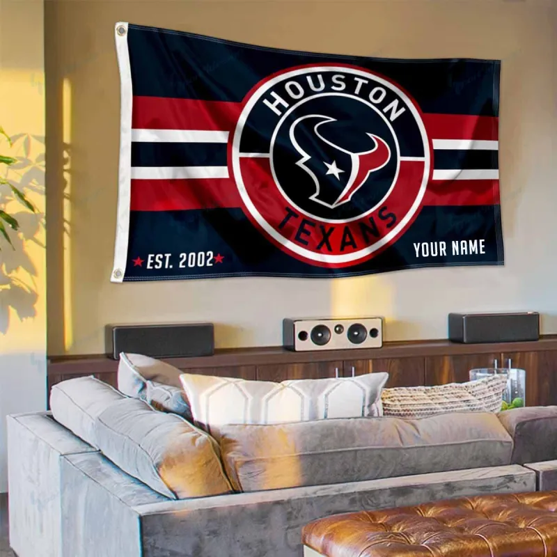 Houston Texans Fan Flag