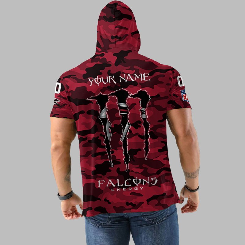 Atlanta Falcons Camo Hoodie Back