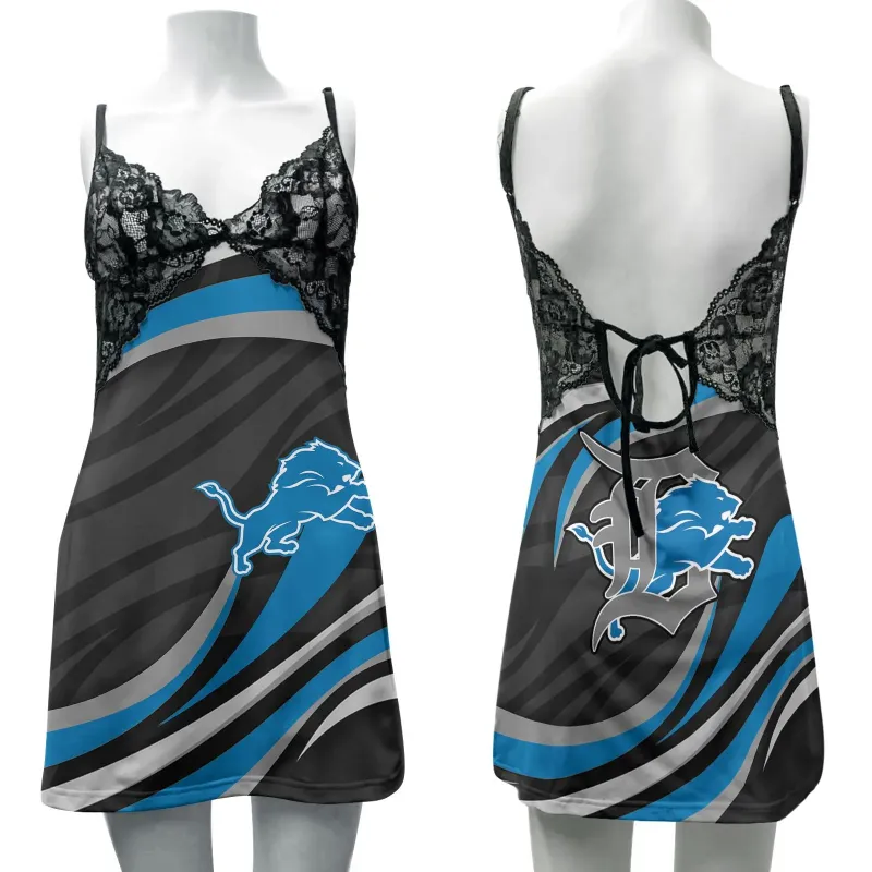 Detroit Lions Slip Dress