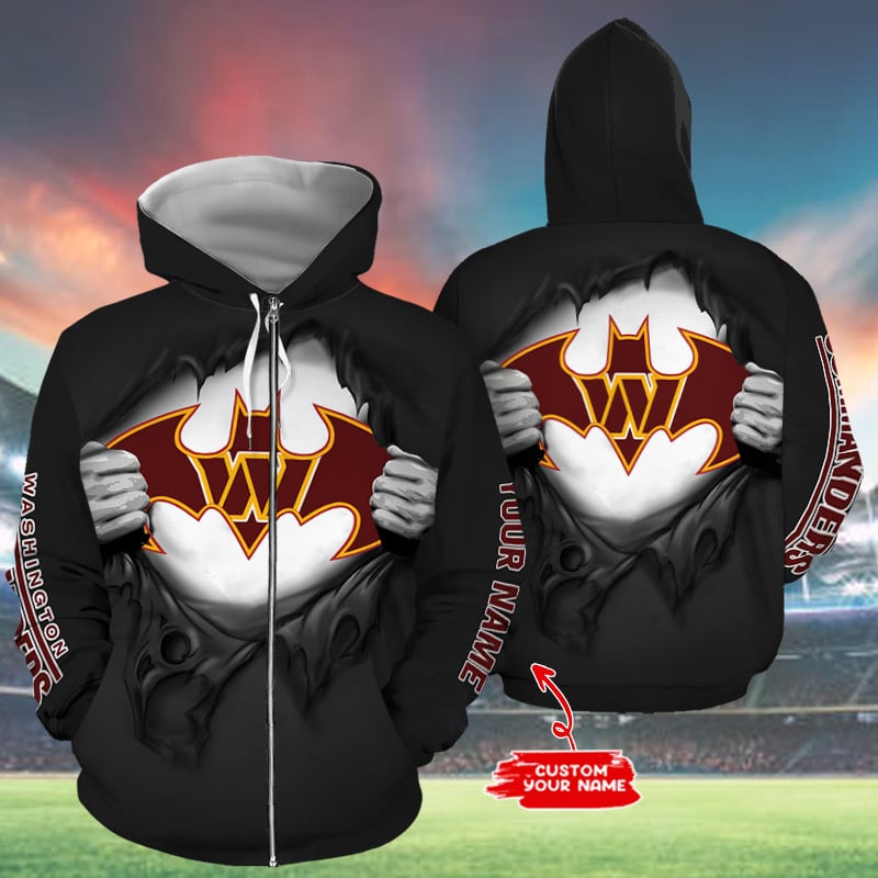 Washington Commanders Hoodie Detail