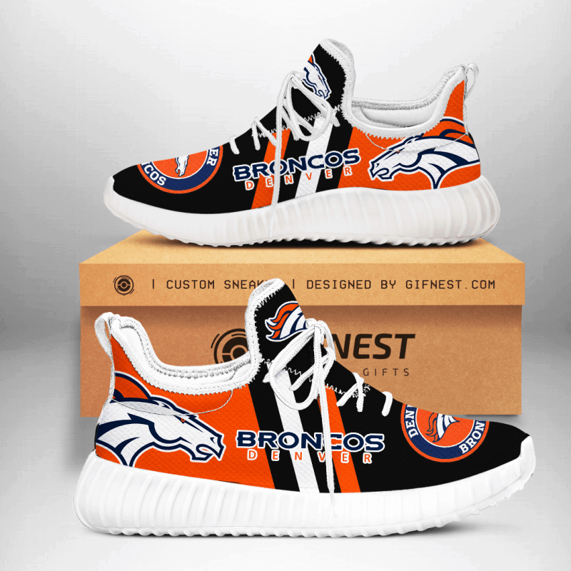 Denver Broncos Custom Sneaker Side View
