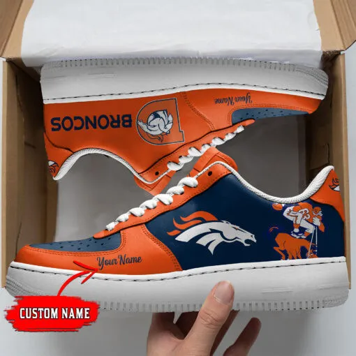 Denver Broncos Personalized AF1 Shoes