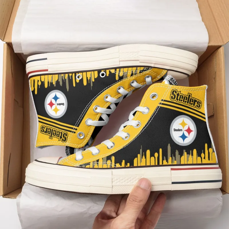 Pittsburgh Steelers High Top Shoes