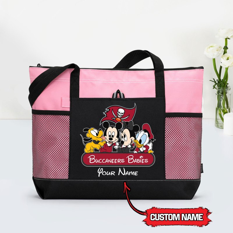 Tampa Bay Buccaneers Tote Bag Pink