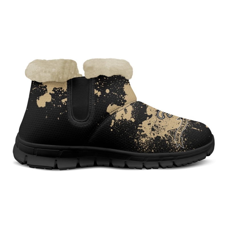 New Orleans Saints Comfy Winter Snow Boots 5