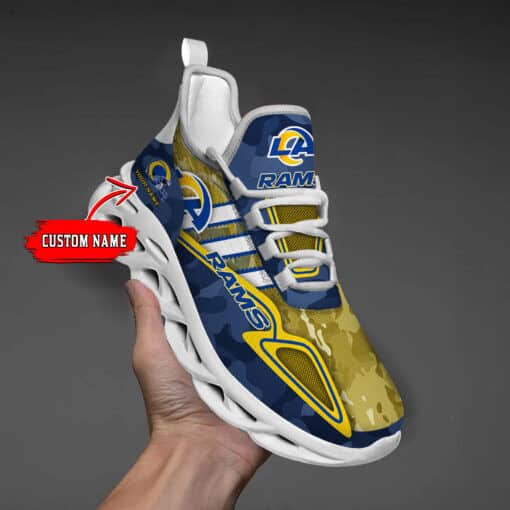 Los Angeles Rams Personalized Yezy Running Sneakers