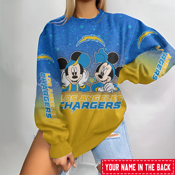 Los Angeles Chargers Personalized Sweatshirt