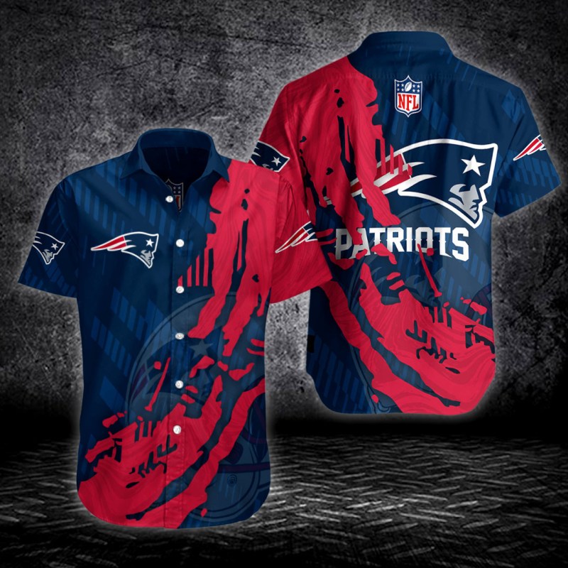Sizing Chart for New England Patriots Button Shirt