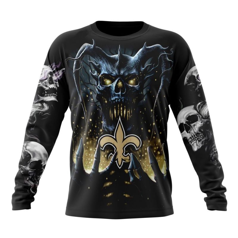 New Orleans Saints Long Sleeve Front