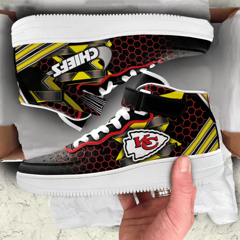 Kansas City Chiefs High AF1 Sneakers