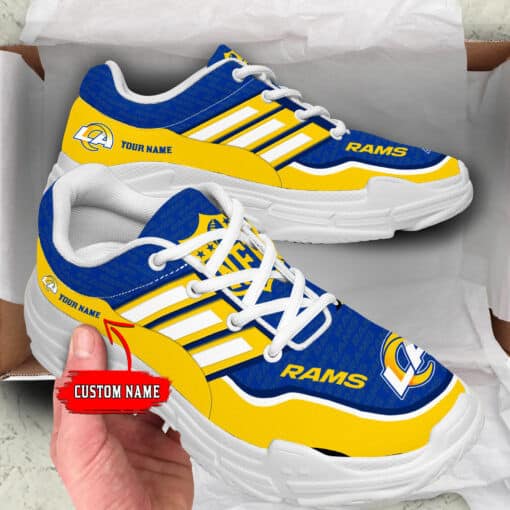 Los Angeles Rams Personalized Chunky Sneakers