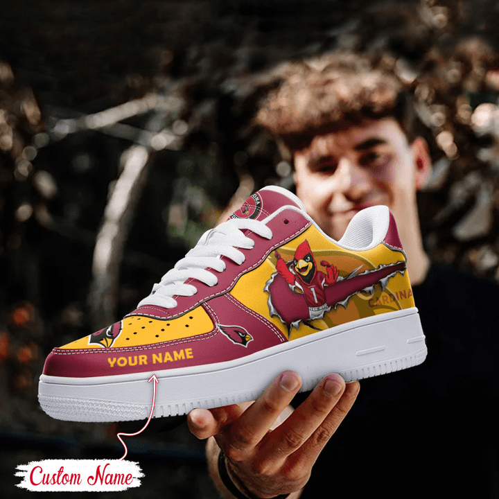 NFL Arizona Cardinals Custom Name Air Force 1 Sneaker